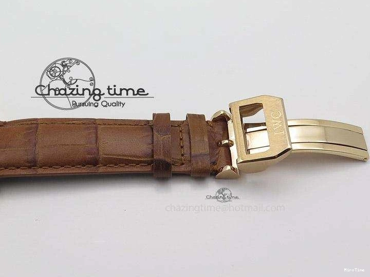 MIROTIME 0131 Youthful Pilot Chrono RG 3878 Gray Dial on Light Brown Leather Strap A 7394